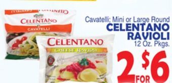 Bravo Supermarkets Celentano ravioli offer