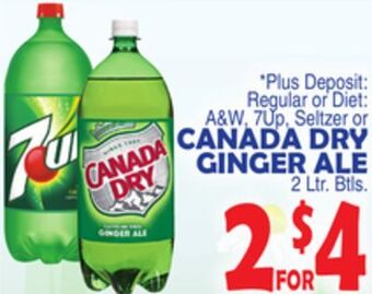 Bravo Supermarkets Canada dry ginger ale offer