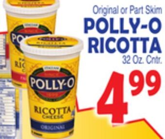 Bravo Supermarkets Polly-o ricotta offer