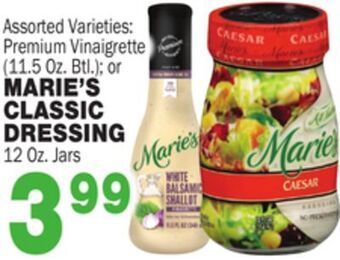 Bravo Supermarkets Marie's classic dressing offer