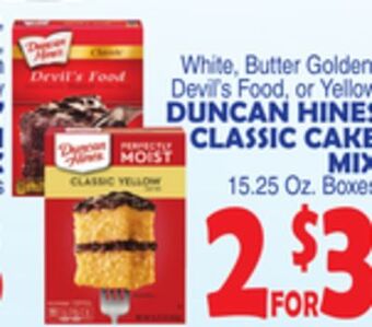 Bravo Supermarkets Duncan hines classic cake mix offer