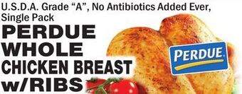 Bravo Supermarkets Perdue whole chicken breast w/ribs offer