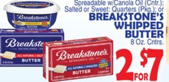 Bravo Supermarkets Breakstone's whipped butter offer