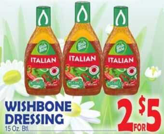 Bravo Supermarkets Wishbone dressing offer