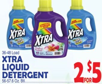 Bravo Supermarkets Xtra liquid detergent offer