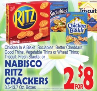 Bravo Supermarkets Nabisco ritz crackers offer
