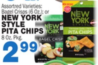 Bravo Supermarkets New york style pita chips 8 oz. pkg.. offer