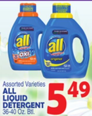 Bravo Supermarkets All liquid detergent offer