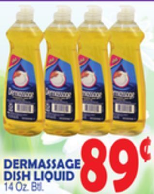Bravo Supermarkets Dermassage dish liquid offer