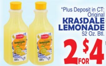 Bravo Supermarkets Krasdale lemonade offer