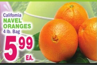 Bravo Supermarkets Navel oranges offer