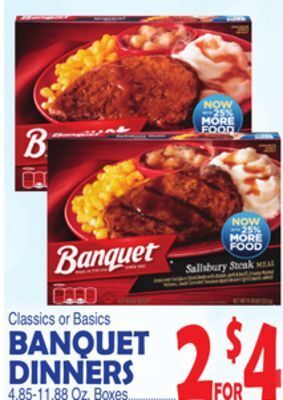 Bravo Supermarkets Banquet dinners offer