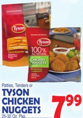 Bravo Supermarkets Tyson chicken nuggets offer