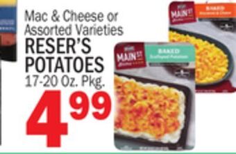 C Town Reser's potatoes offer