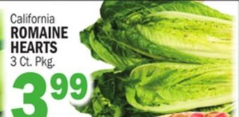 C Town Romaine hearts offer