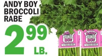 C Town Andy boy broccoli rabe offer
