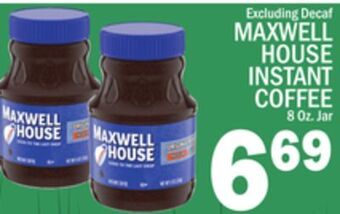 C Town Maxwell house instant coffee offer