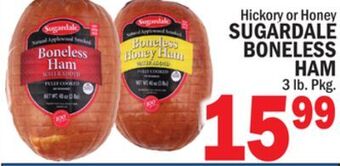 C Town Sugardale boneless ham offer