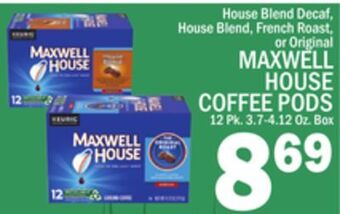 C Town Maxwell house coffee pods offer