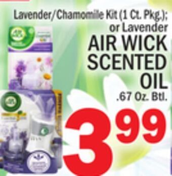 C Town Air wick scented oil. 67 oz. btl. offer