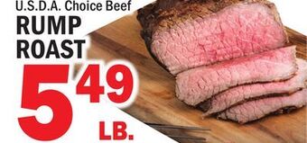 C Town Rump roast offer