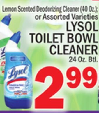 C Town Lysol toilet bowl cleaner 24 oz. btl. offer
