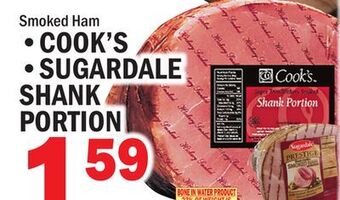 C Town • cook's • sugardale shank portion offer