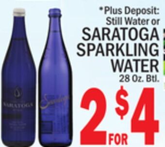 C Town Saratoga sparkling water offer