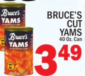 C Town Bruce's cut yams offer