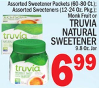 C Town Truvia natural sweetener 9.8 oz. jar offer