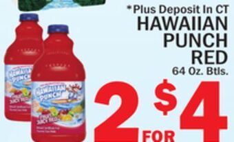 C Town Hawaiian punch red offer