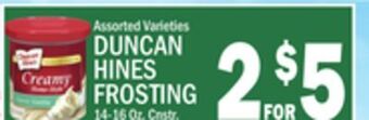 C Town Duncan hines frosting offer