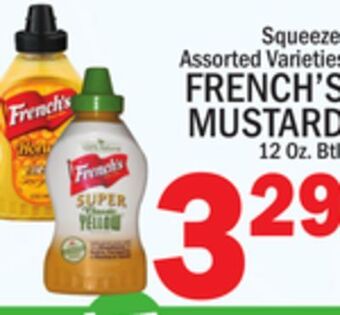 C Town French's mustard offer