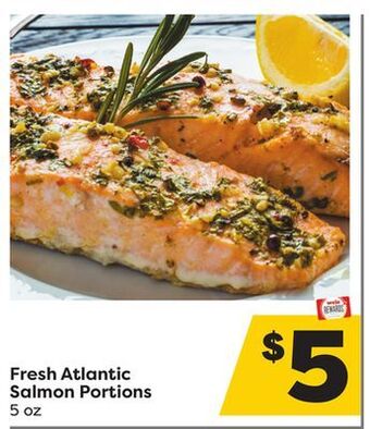 Weis Markets Fresh atlantic salmon portions offer