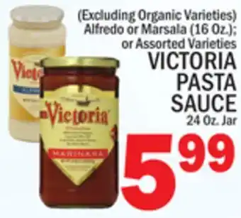 C Town Victoria pasta sauce 24 oz. jar offer