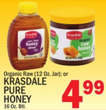 C Town Krasdale pure honey 16 oz. btl offer