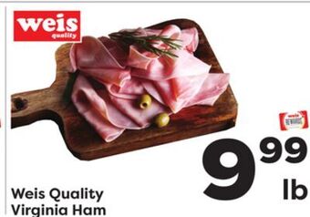 Weis Markets Weis quality virginia ham offer