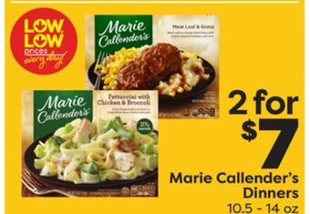 Weis Markets Marie callender's dinners offer