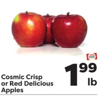 Weis Markets Cosmic crisp or red delicious apples offer