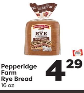 Weis Markets Pepperidge farm rye bread offer