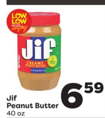 Weis Markets Jif peanut butter offer