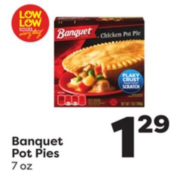 Weis Markets Banquet pot pies offer