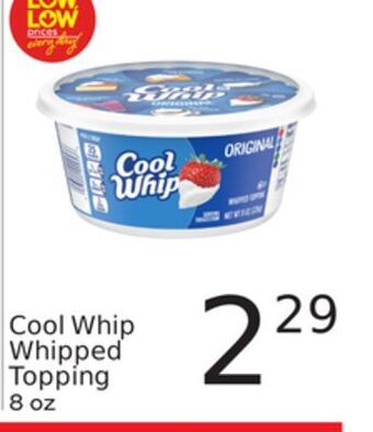 Weis Markets Cool whip whipped topping offer
