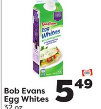 Weis Markets Bob evans egg whites offer
