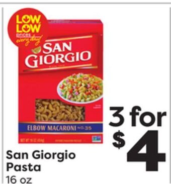 Weis Markets San giorgio pasta offer