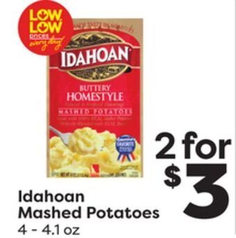 Weis Markets Idahoan mashed potatoes offer