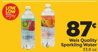 Weis Markets Weis quality sparkling water offer