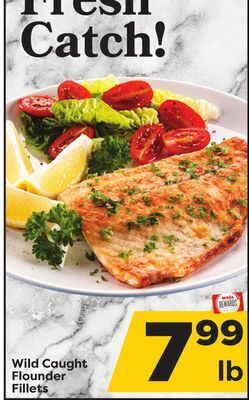 Weis Markets Wild caught flounder fillets offer