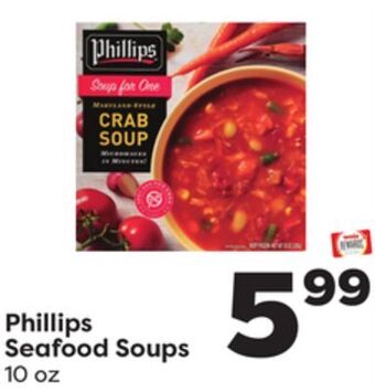 Weis Markets Phillips seafood soups offer