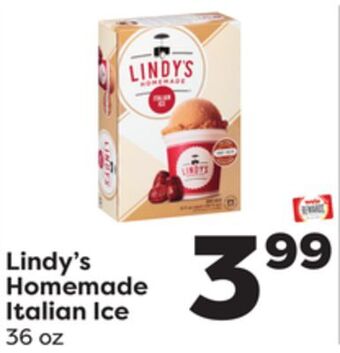 Weis Markets Lindy's homemade italian ice offer